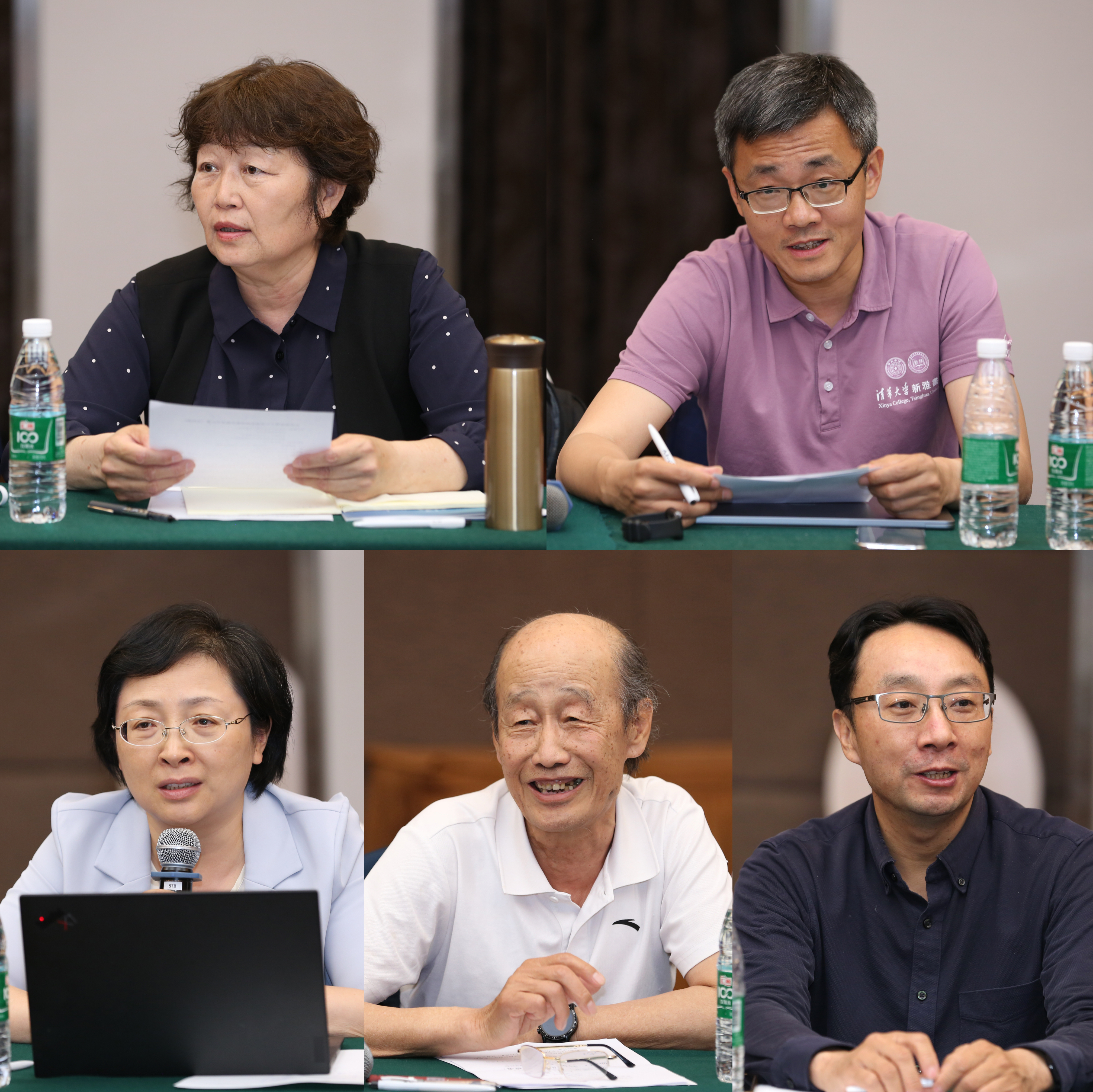 20240511-w88优德中文版官网第十三届青年教师教学沙龙暨教改项目中期交流研讨会-董瑞林-赵青、梅赐琪、朱桂萍、薛芳渝、杨晶介绍比赛情况(从上至下,从左至右).jpg