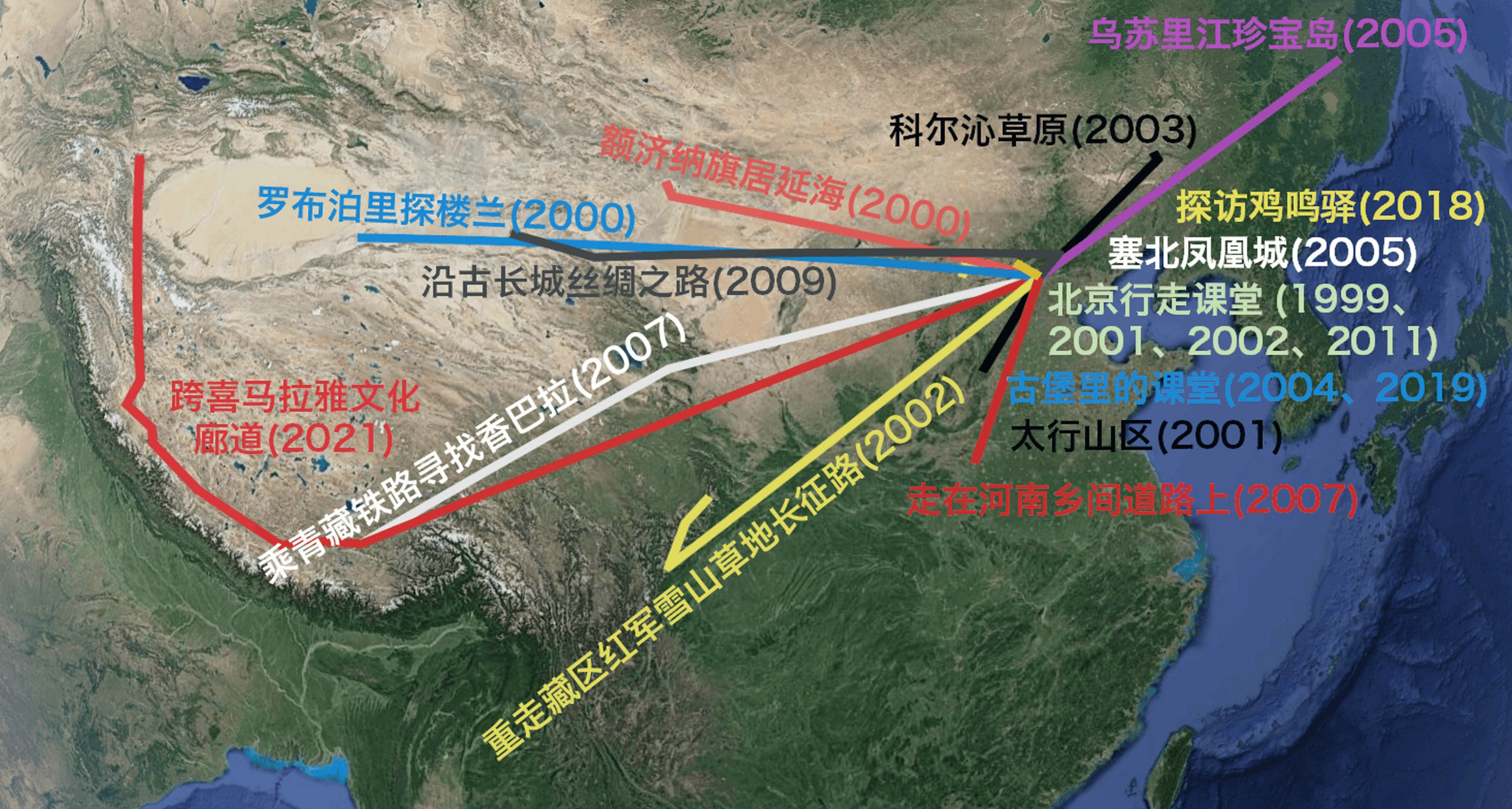 20220725-w88优德中文版官网师生赴西喜马拉雅山开展跨文化传播调研与新闻采写实践-图表-历次大篷车课堂国内旅行线路.jpeg