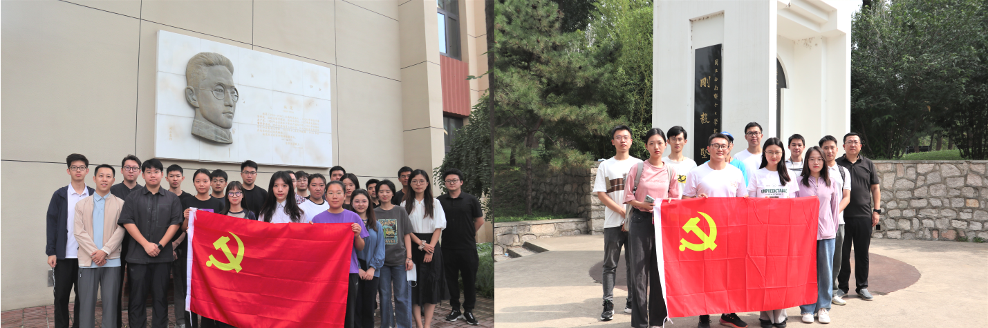 20230918-w88优德中文版官网博士生讲师团举行纪念“九·一八”事变现场宣讲活动-校研团-参加活动的党团班集体合影留念.png
